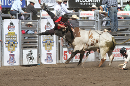 Double Truck image of PRCA bullfighter Donnie Griggs