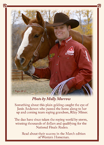 Molly Morrow photo of Riley Ogie in Western Horseman